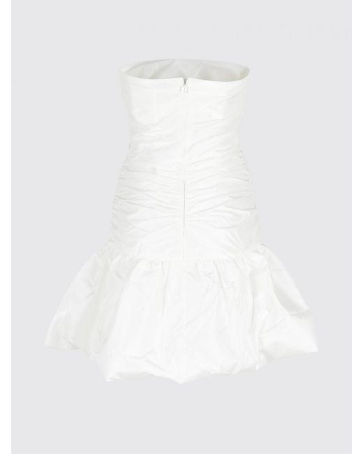ROTATE BIRGER CHRISTENSEN White Stretch Viscose Mini Dress