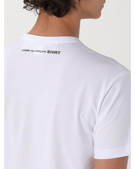 Camiseta Comme des Garçons de hombre de color White