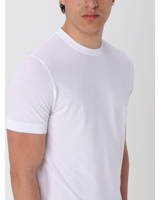Zanone T-shirt in White für Herren