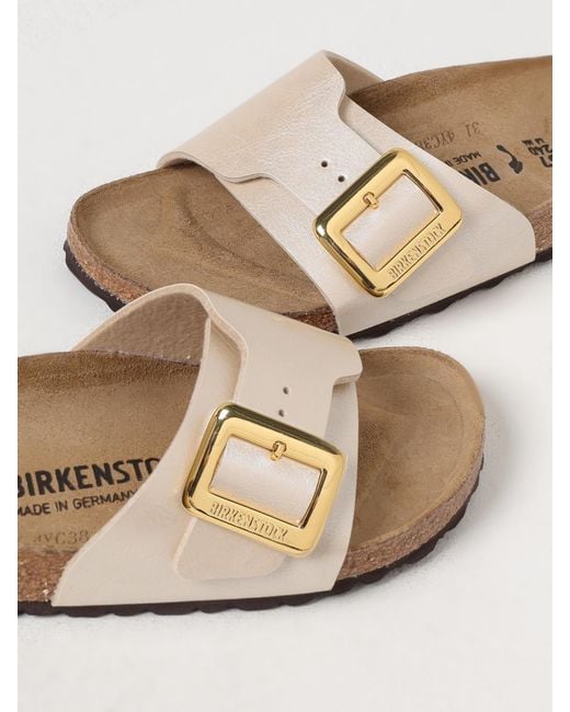 Birkenstock Multicolor Slide Sandals With Adjustable Buckle For Casual Wear