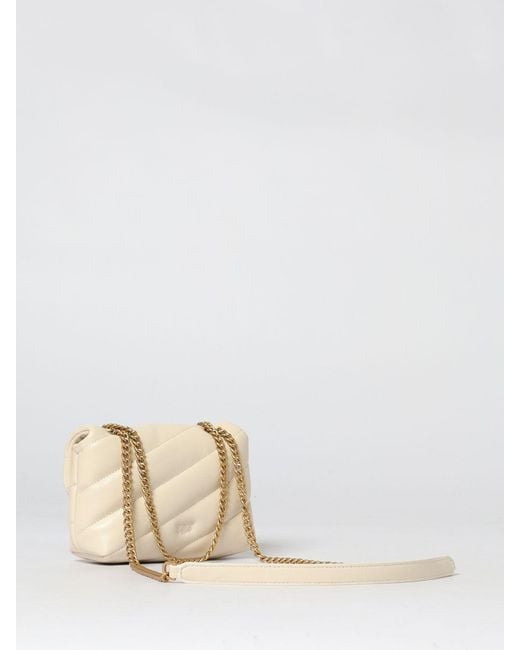 Pinko Natural Baby Love Bag Puff Matelassé Nappa Bag