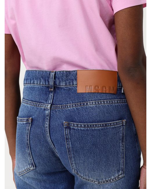 MSGM Blue Flare Jeans