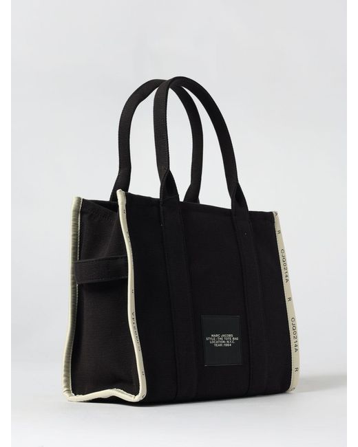 Marc Jacobs Black The Tote Bag Large Canvas Bag