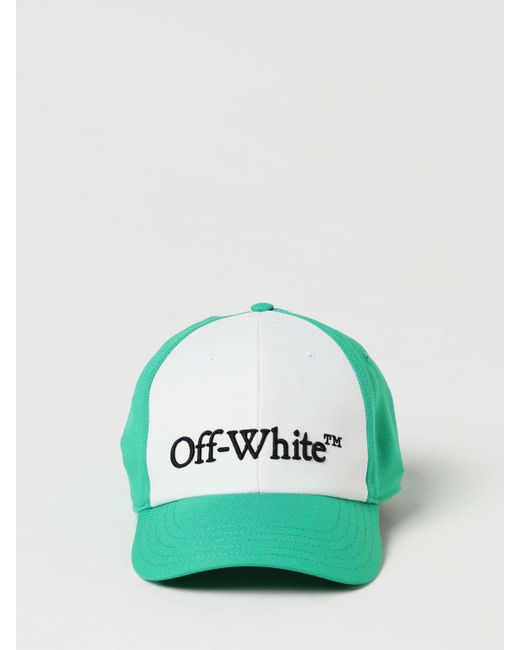 Off-White c/o Virgil Abloh Drill Baseballkappe mit Logo-Stickerei in Green für Herren