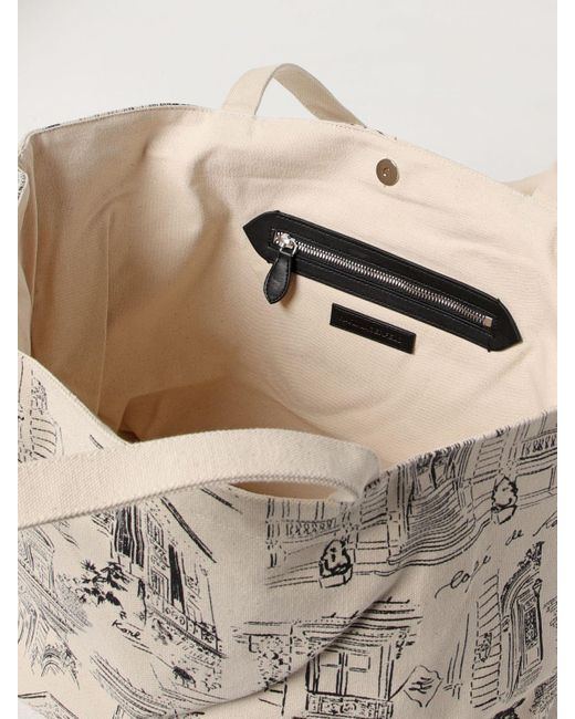 Borsa Jorge Parra X di Karl Lagerfeld in Natural