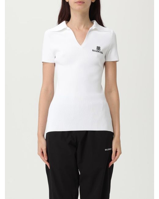 Camiseta Mujer Balenciaga de color White