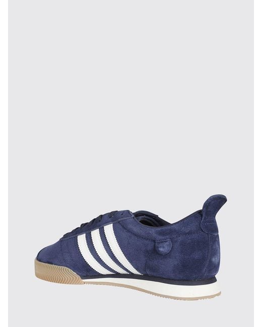 Adidas Originals Blue Samba 62 Super Suede Sneakers for men