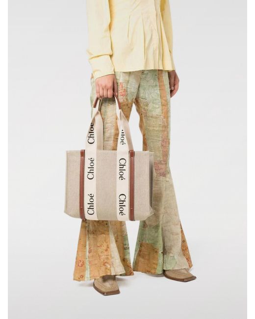 Chloé Natural Handtasche Damen