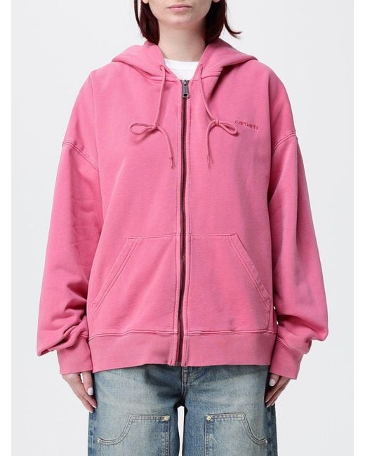 Carhartt Pink Cotton Hoodie