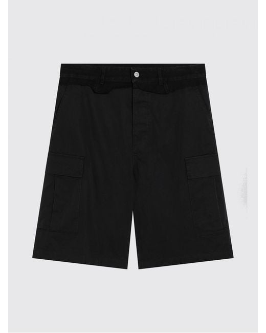 MM6 by Maison Margiela Black Cotton Cargo Shorts for men