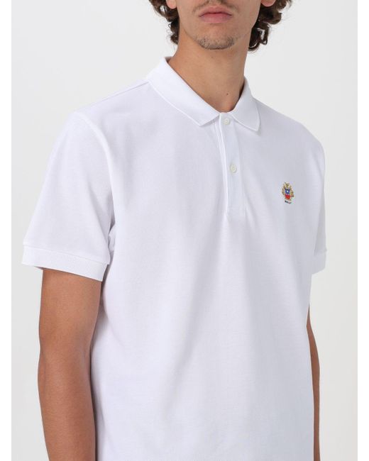 Bally White Polo Shirt for men