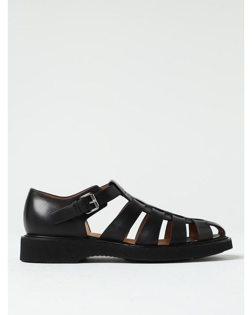 Church's Black Sandals for men