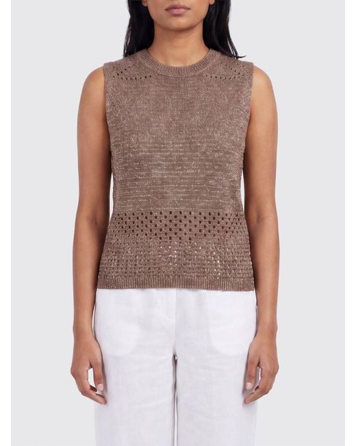 Mc2 Saint Barth Brown Top