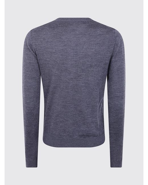 N°21 Blue Slim Fit Crewneck Cardigan