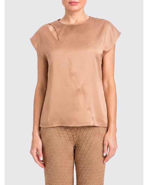 Twinset Blue Satin Blouse
