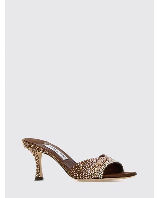 Jimmy Choo Natural Heeled Sandal