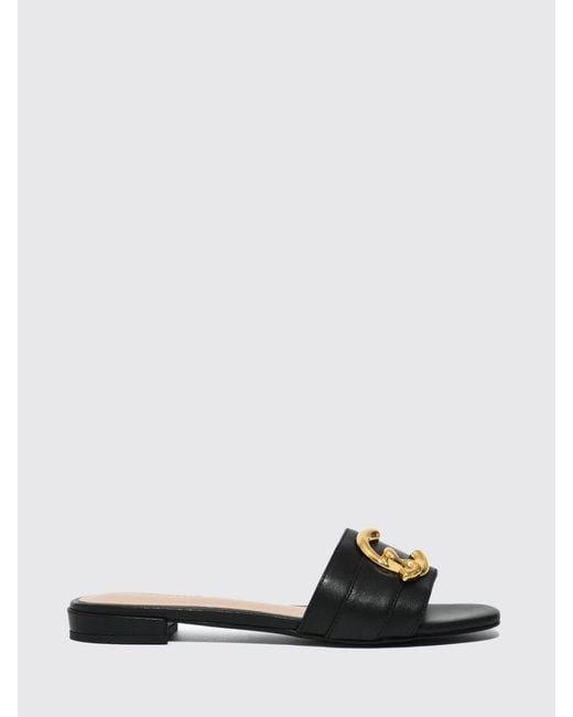 Coccinelle White C-Me Leather Sandals