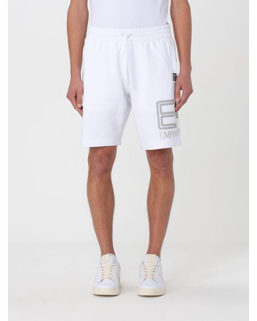 EA7 White Short for men
