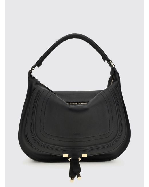 Chloé Black ChloÉ Marcie Leather Bag