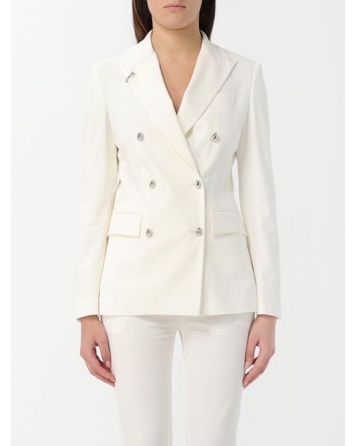 Dondup Jacket in White | Lyst