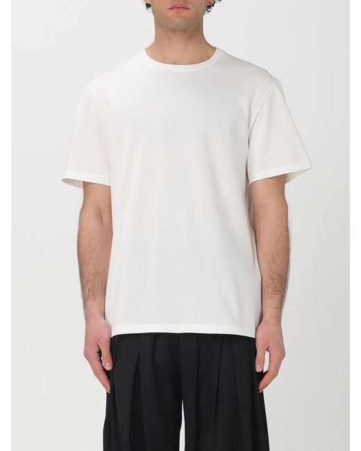 T-Shirt Basic di Jil Sander in White da Uomo