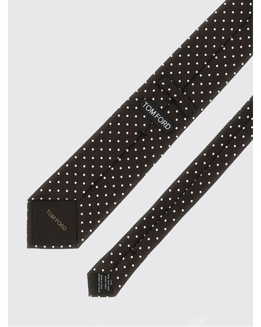 Corbata Hombre Tom Ford de hombre de color White