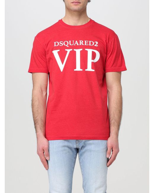 DSquared² T-shirt in Red für Herren