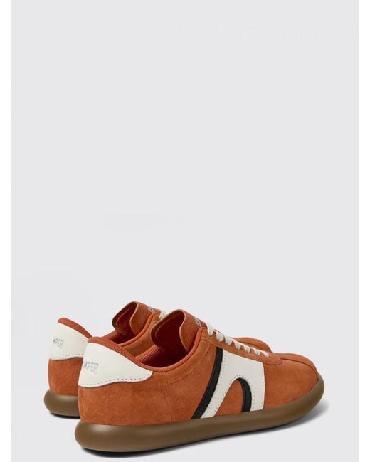 Camper Brown Pelotas Soller Nubuck Sneakers
