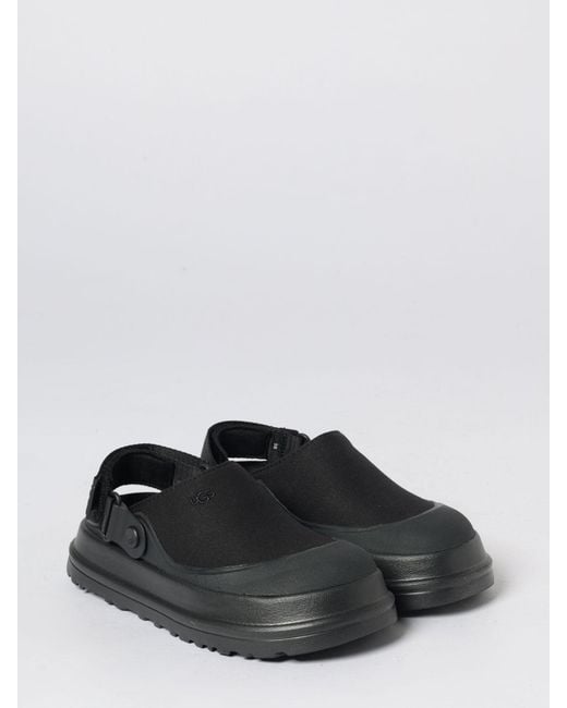 Ugg White Goldenglow Canvas Clogs