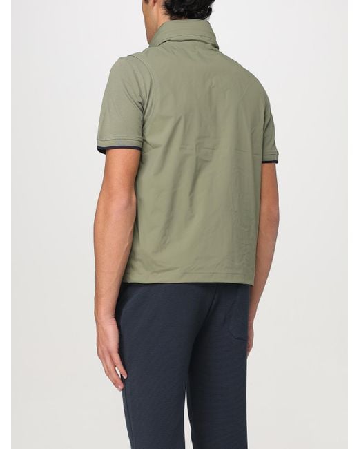 K-Way Green Nylon Vest for men