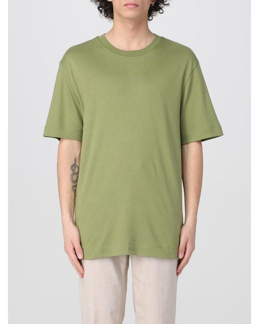 T-Shirt Basic di Boss in Green da Uomo