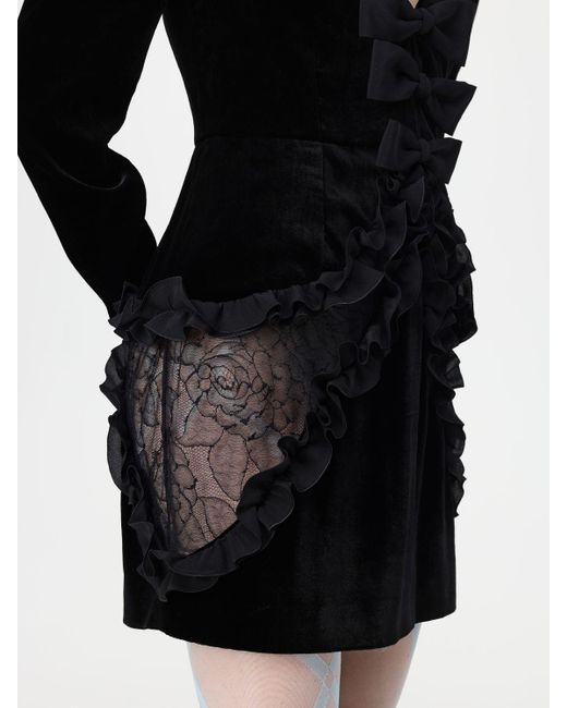 Alessandra Rich Black Dress