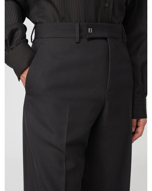 Fendi Black Pants for men