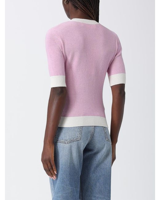Jersey De Lana Con Logo Marni de color Pink