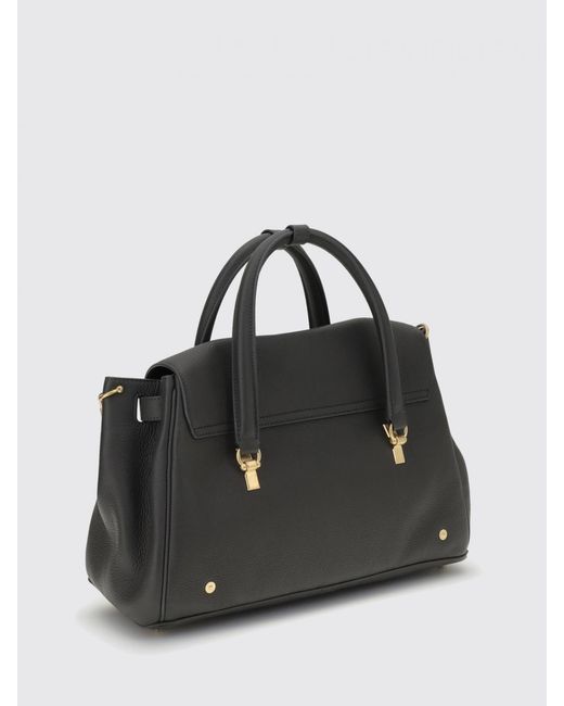 Thom Browne Black Calf Leather Handbag