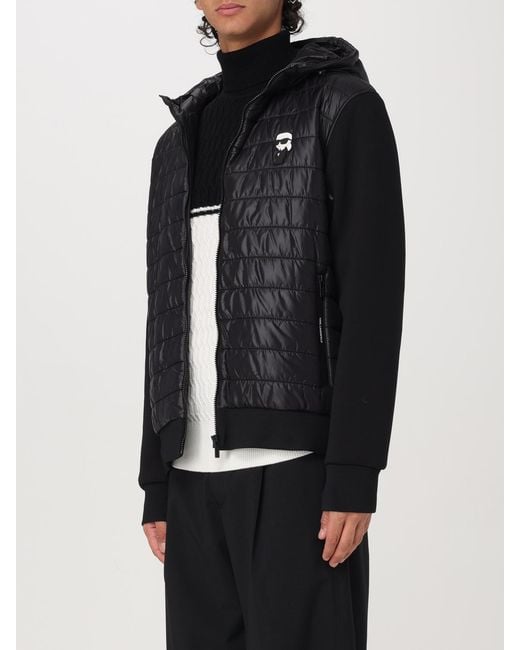 Karl Lagerfeld Black Jacket for men