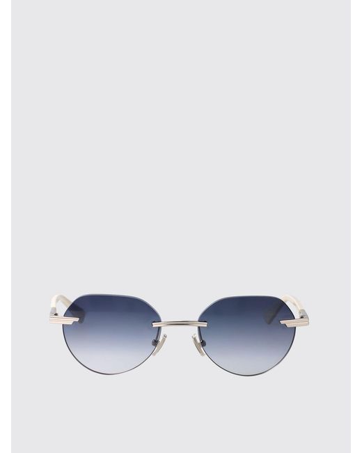 Bottega Veneta Blue Glaze Metal And Acetate Sunglasses for men