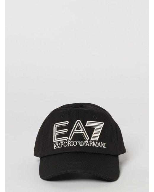 EA7 Black Hat for men