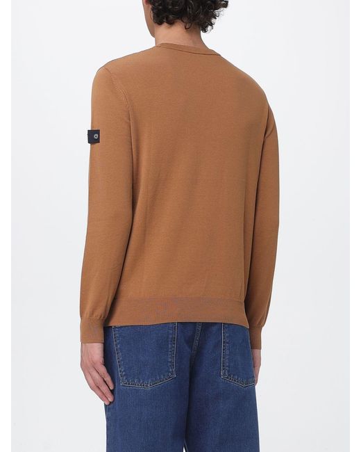 Peuterey Blue Cotton Crewneck Sweater for men