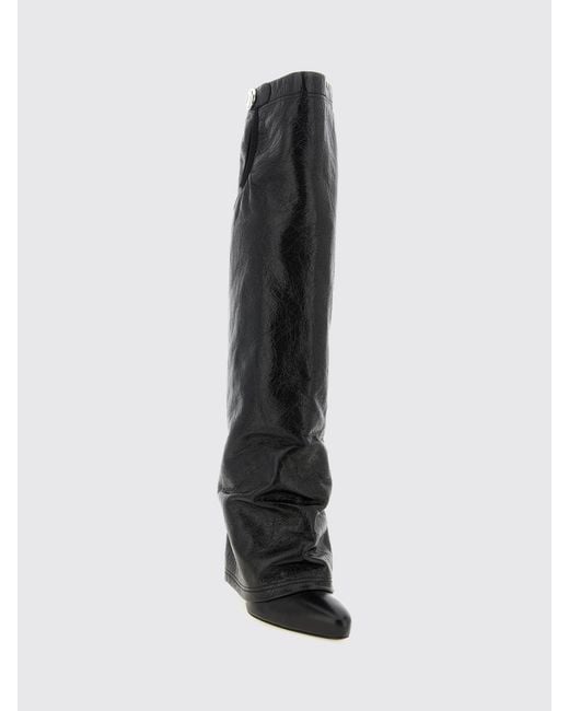 The Attico Black Boots
