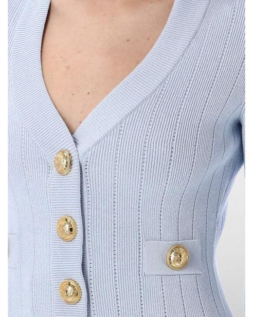 Cardigan di Balmain in White