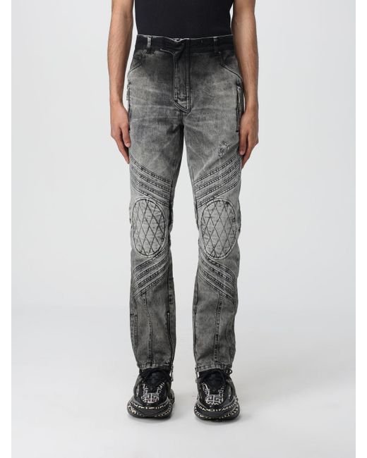 Jeans di Balmain in Gray da Uomo