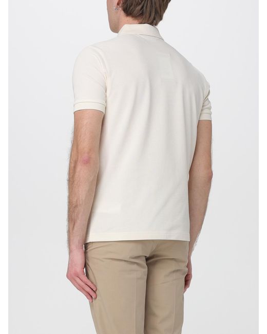Fred Perry White Cotton Polo Shirt With Logo for men