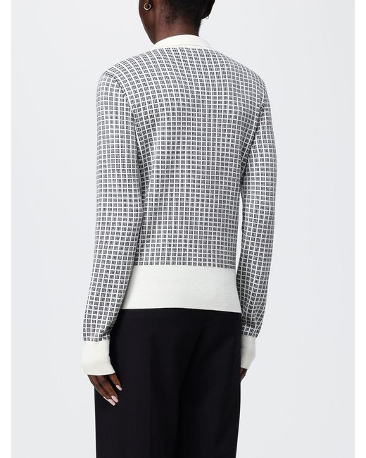 Marni Gray Checked Virgin Wool And Silk Polo Shirt