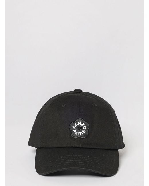 KENZO Black Boke Flower 2.0 Cotton Twill Hat for men
