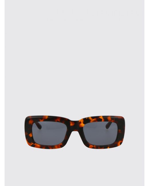 The Attico Brown Linda Farrow X Marfa Acetate Sunglasses