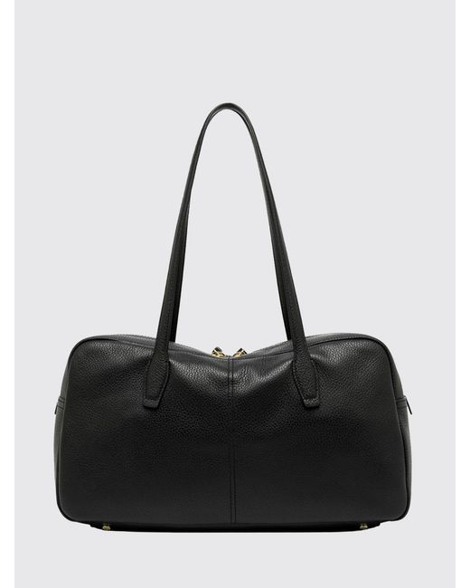 Gianni Chiarini Black Aryna Hammered Leather Bag