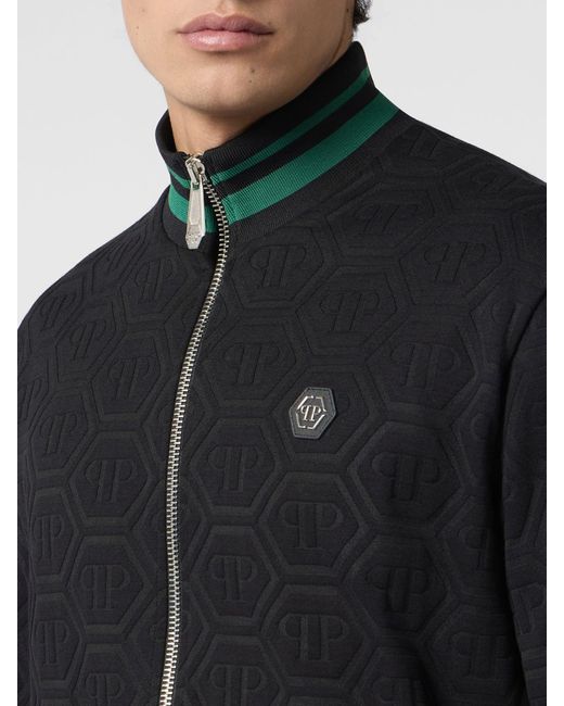 Philipp Plein Black Jacket for men
