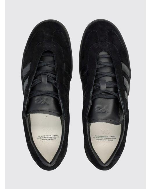 Y-3 Blue Gazelle Suede Sneakers for men