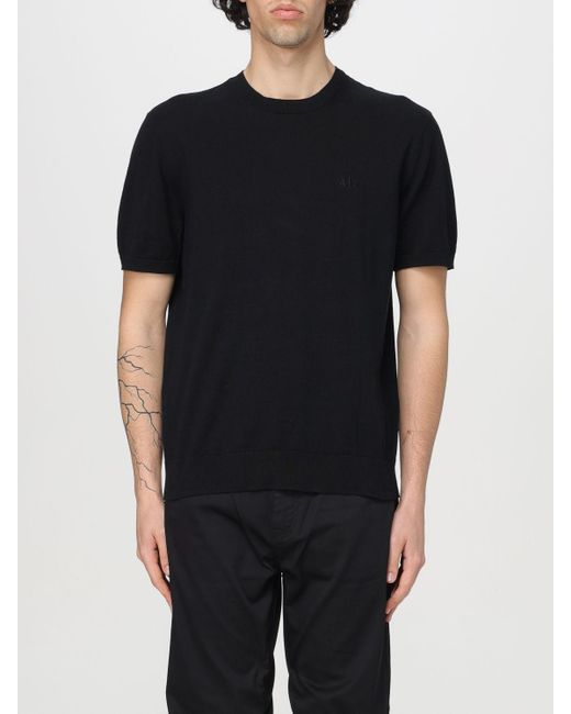 Maglia di Armani Exchange in Black da Uomo